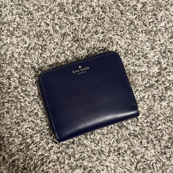 Kate Spade Midnight Blue Leather Wallet - Picture 1 of 3